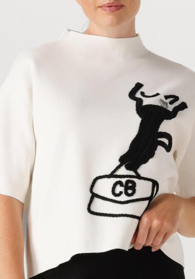 CAROLINE BISS Dames Truien & Vesten 4244 Wit - Foto 2