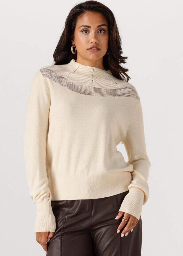 CAROLINE BISS Dames Truien & Vesten 4252 Ecru - Foto 4