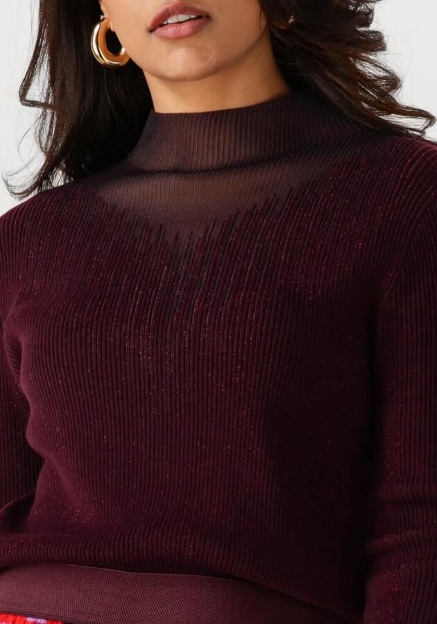 CAROLINE BISS Dames Truien & Vesten 4253 Bordeaux - Foto 2