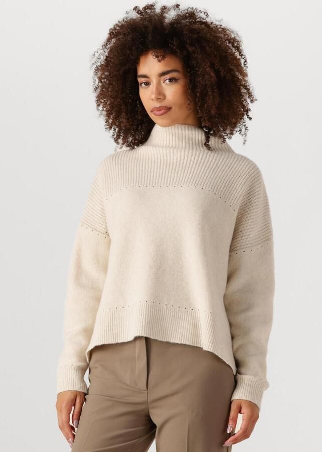 CAROLINE BISS Dames Truien & Vesten 4295 Ecru - Foto 4