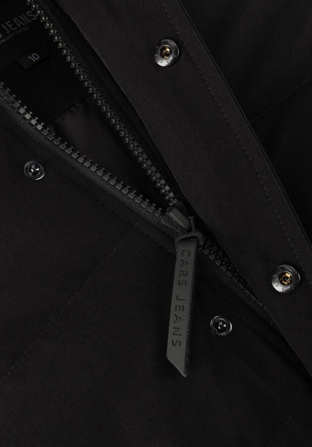 Cars gewatteerde winterjas BRONX zwart Jongens Nylon Capuchon Effen 140