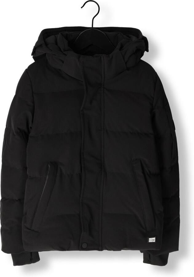 Cars gewatteerde winterjas BRONX zwart Jongens Nylon Capuchon Effen 140