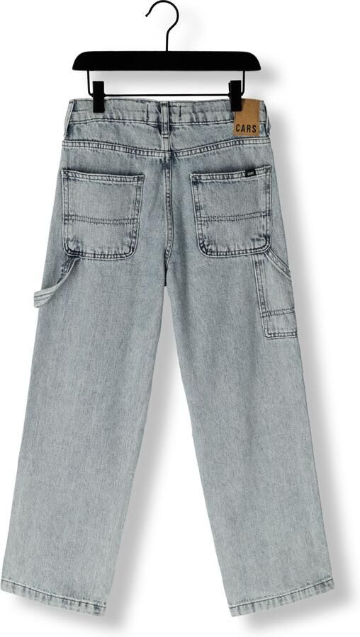 Cars straight fit jeans HAMMERS bleached used Blauw Jongens Stretchdenim 140