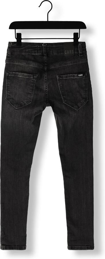 Cars slim fit jeans Rooklyn black used Zwart Jongens Stretchdenim Effen 104