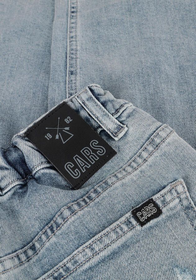 Cars wide leg jeans bleached damag Blauw Meisjes Katoen Effen 164