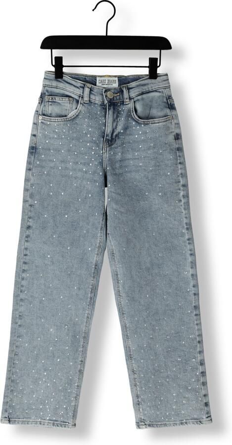 Cars high waist straight leg jeans YARA met all over print rhinestone blue - Foto 2