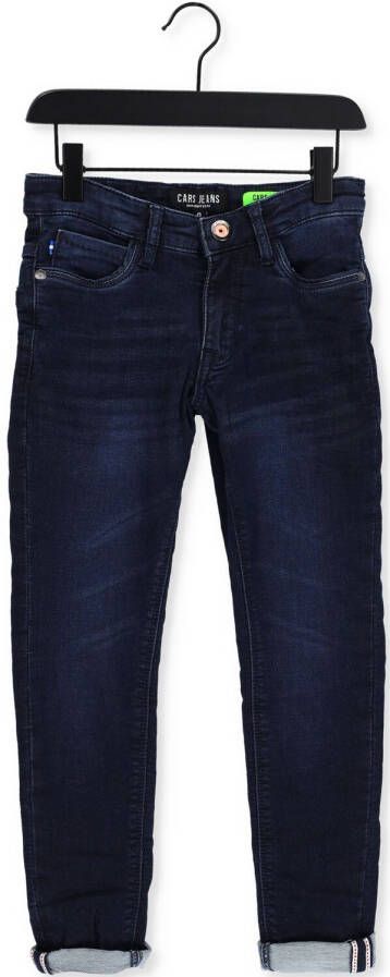 Cars slim fit jog denim Burgo blue black Jeans Blauw Jongens Katoen Effen 140