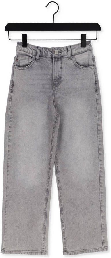Cars high waist loose fit jeans BRY grey used Grijs Meisjes Denim Effen 116