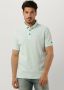 CAST IRON Heren Polo's & T-shirts Short Sleeve Polo Cotton Popcorn Blauw - Thumbnail 1