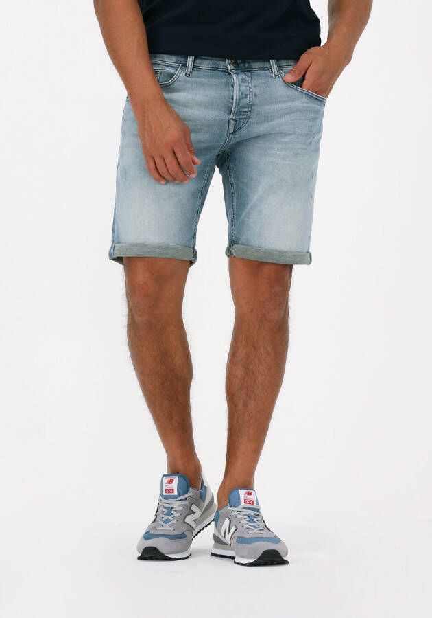 Cast Iron Korte broek Riser Slim Fit denim blauw