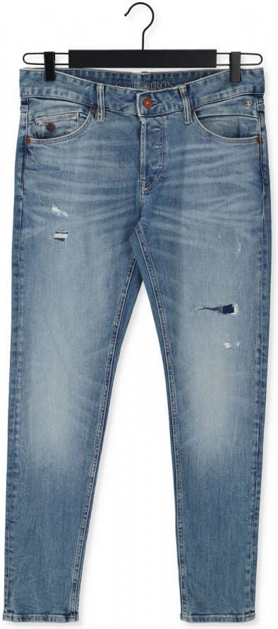 Cast Iron Blauwe Slim Fit Jeans Riser Slim Soft Summer Vintage