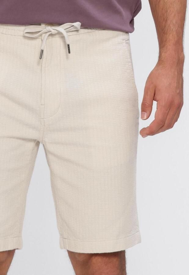 CAST IRON Heren Broeken Chino Shorts Structure Beige - Foto 4