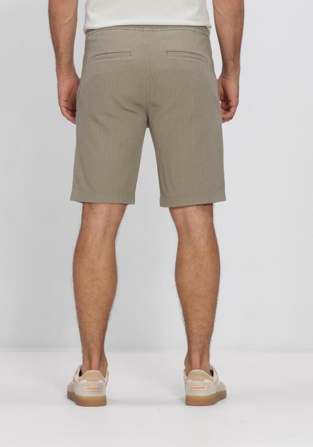 CAST IRON Heren Broeken Chino Shorts Structure Khaki - Foto 3