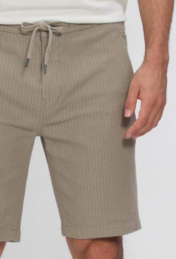 CAST IRON Heren Broeken Chino Shorts Structure Khaki - Foto 4