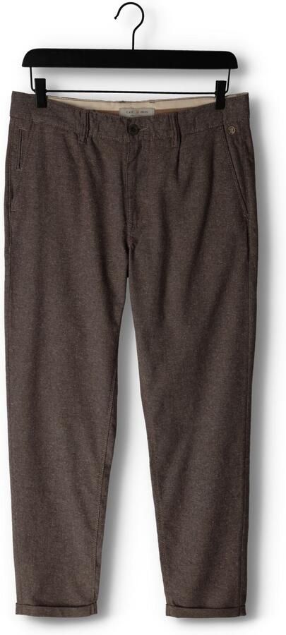 CAST IRON Heren Broeken Chino Wool Structure Taupe - Foto 3