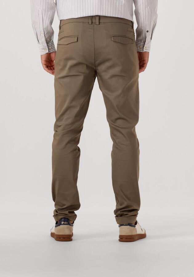 CAST IRON Heren Broeken Riser Chino Khaki