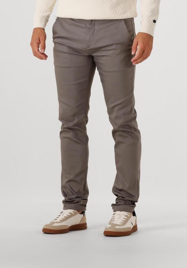 CAST IRON Heren Broeken Riser Chino Lichtgrijs - Foto 4