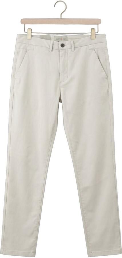 CAST IRON Heren Broeken Riser Chino Slim Ecru - Foto 4