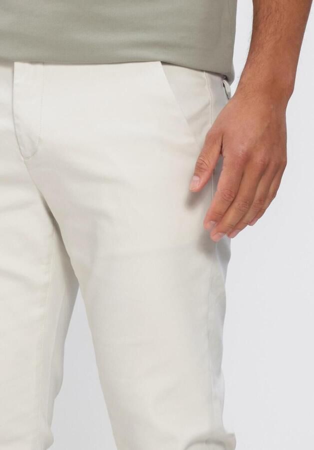 CAST IRON Heren Broeken Riser Chino Slim Ecru - Foto 3