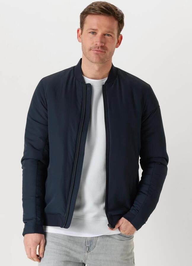CAST IRON Heren Jassen Bomber Jacket Throttle Barker Blauw - Foto 4