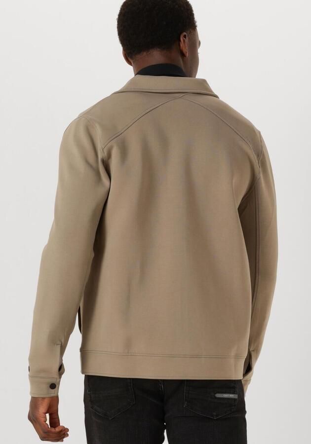 Cast Iron Windjack Overshirt Interlock Sweat Kaki - Foto 2
