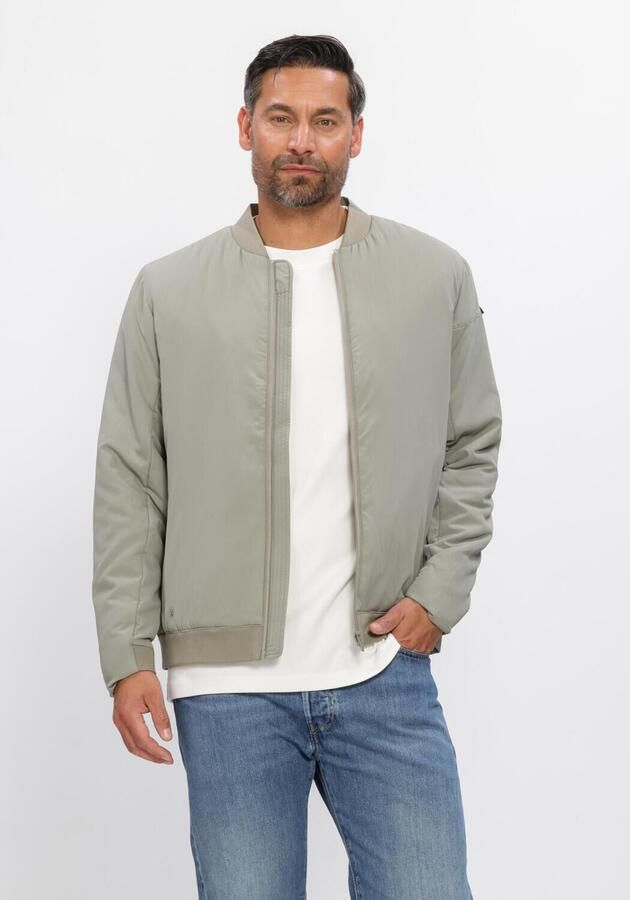 CAST IRON Heren Jassen Light Weight Bomberjacket Groen