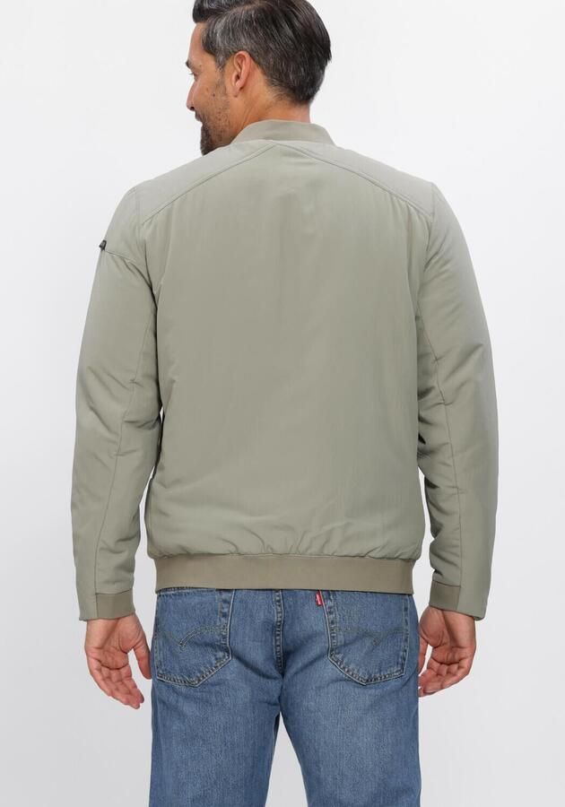 CAST IRON Heren Jassen Light Weight Bomberjacket Groen - Foto 3