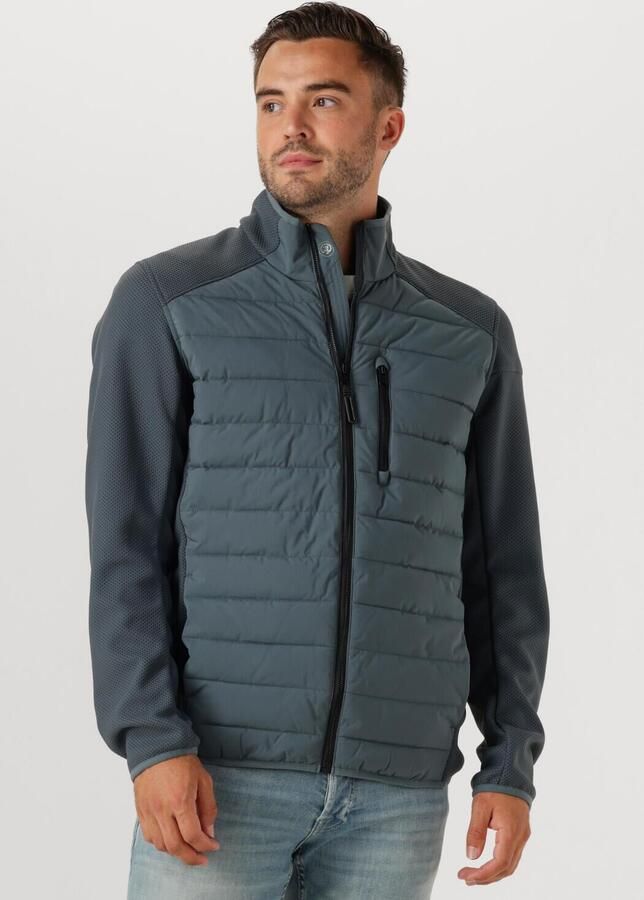 CAST IRON Heren Jassen Revalve Blauw - Foto 4