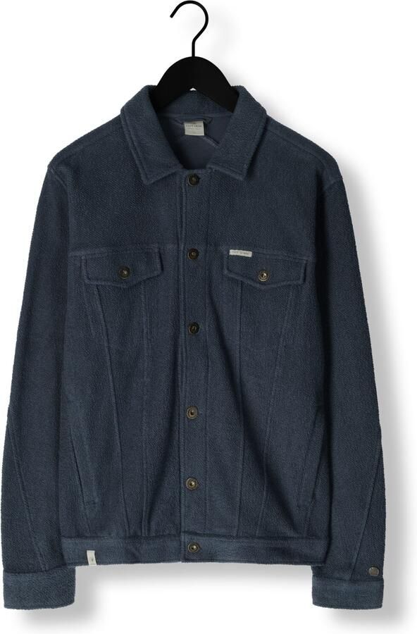 CAST IRON Heren Jassen Terry Trucker Donkerblauw - Foto 3