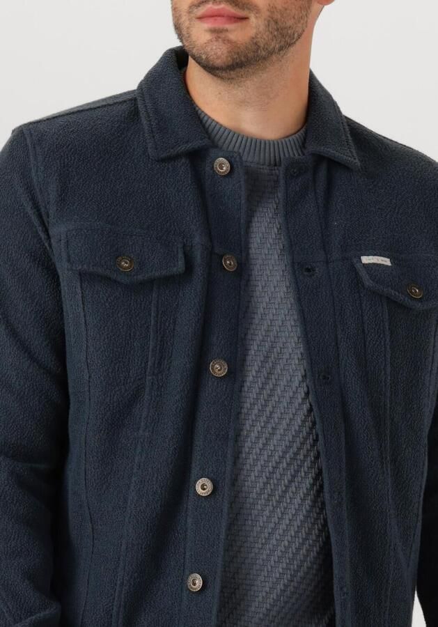 CAST IRON Heren Jassen Terry Trucker Donkerblauw - Foto 2