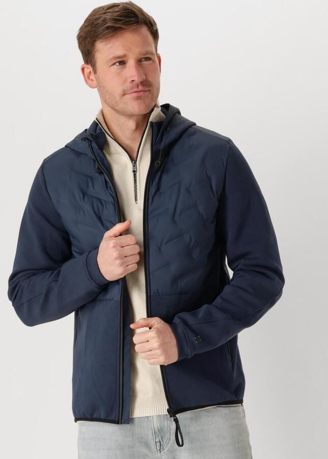 CAST IRON Heren Jassen Zip Jacket Interlock Nylon Blauw - Foto 4