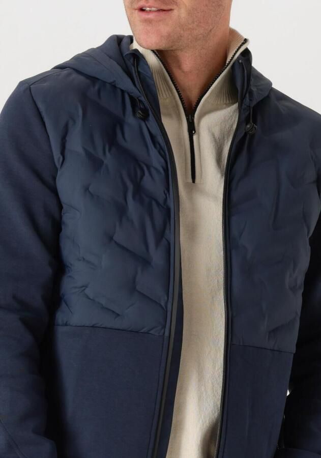 CAST IRON Heren Jassen Zip Jacket Interlock Nylon Blauw