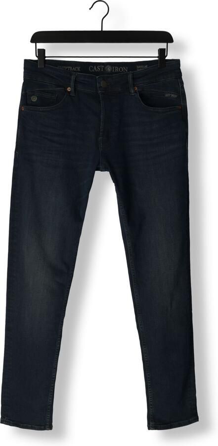 Cast Iron Donkerblauwe Straight Leg Jeans Shiftback Regular Tapered - Foto 3