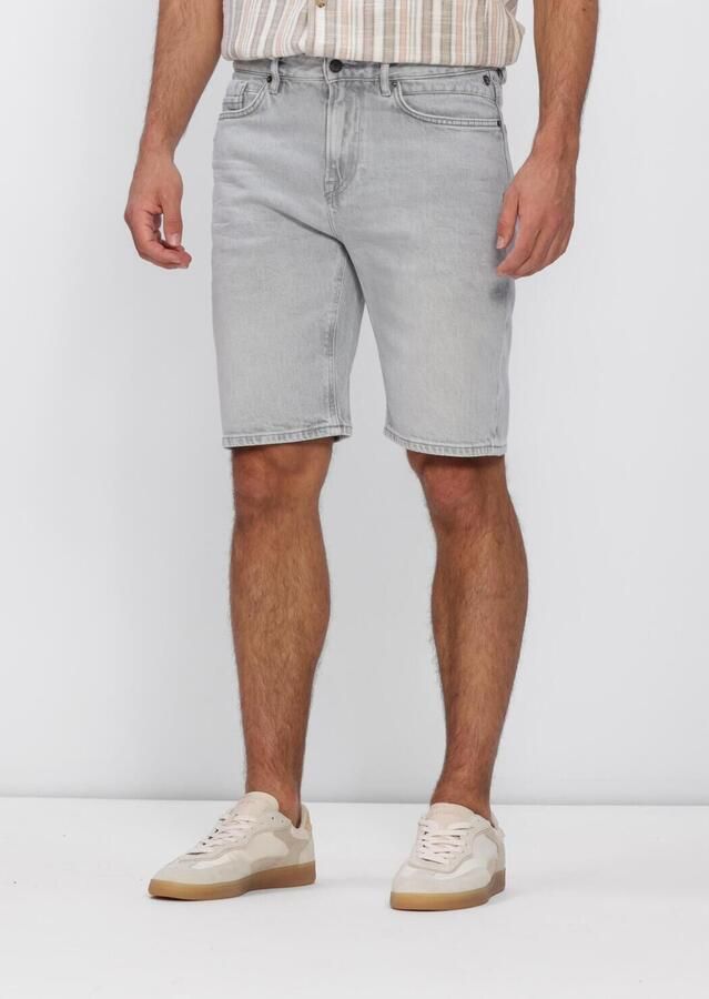 CAST IRON Heren Jeans Valver Regular Shorts Lichtgrijs