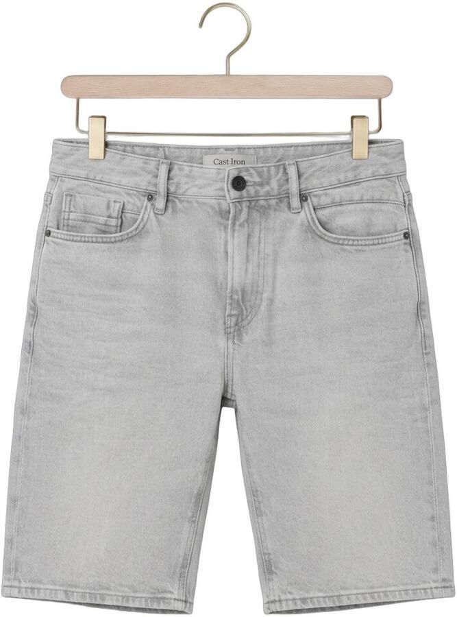 CAST IRON Heren Jeans Valver Regular Shorts Lichtgrijs - Foto 2