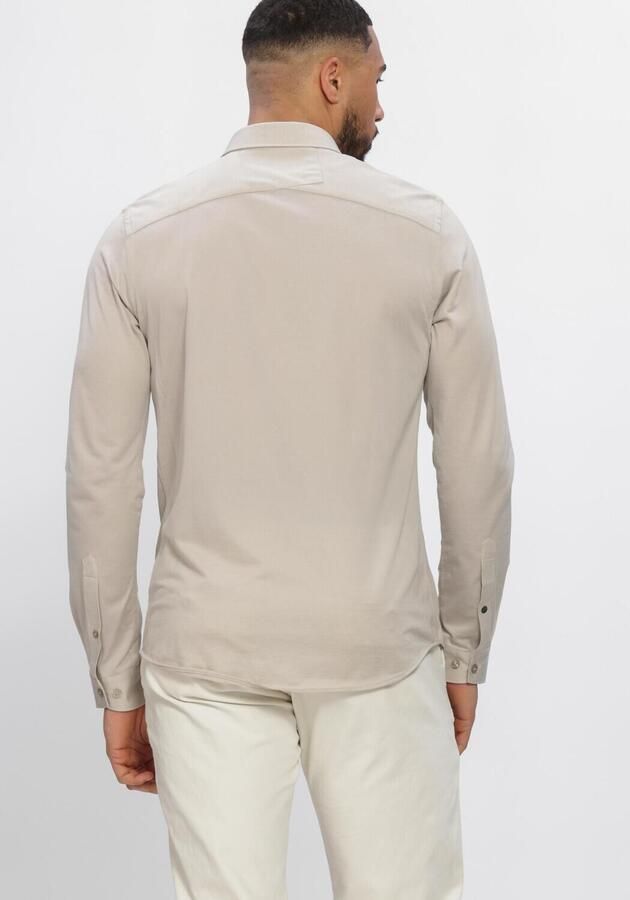 CAST IRON Heren Overhemden Cf Tech Fine Jersey Beige - Foto 3