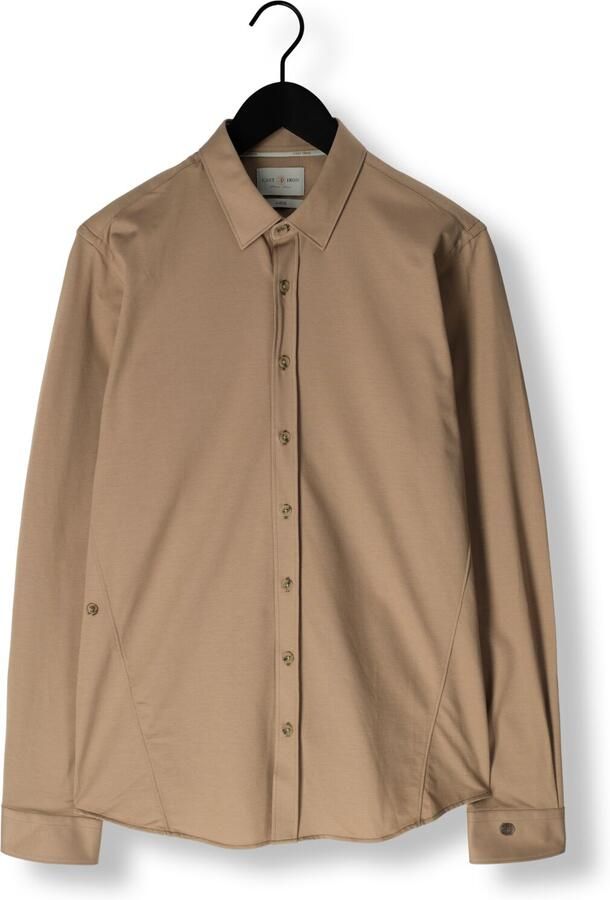 CAST IRON Heren Overhemden Cf Tech Twill Jersey Beige - Foto 3