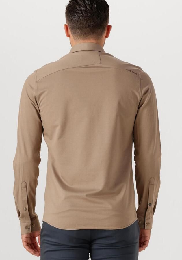 CAST IRON Heren Overhemden Cf Tech Twill Jersey Beige - Foto 2