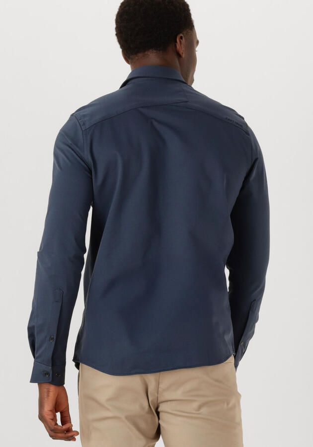 CAST IRON Heren Overhemden Cf Tech Twill Jersey Donkerblauw - Foto 2
