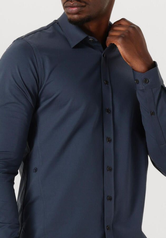 CAST IRON Heren Overhemden Cf Tech Twill Jersey Donkerblauw - Foto 3