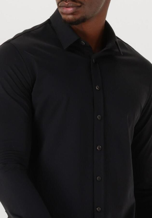 CAST IRON Heren Overhemden Cf Tech Twill Jersey Zwart - Foto 2