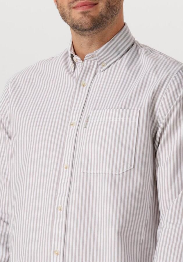 CAST IRON Heren Overhemden Newcast Oxford Stripe Wit - Foto 3