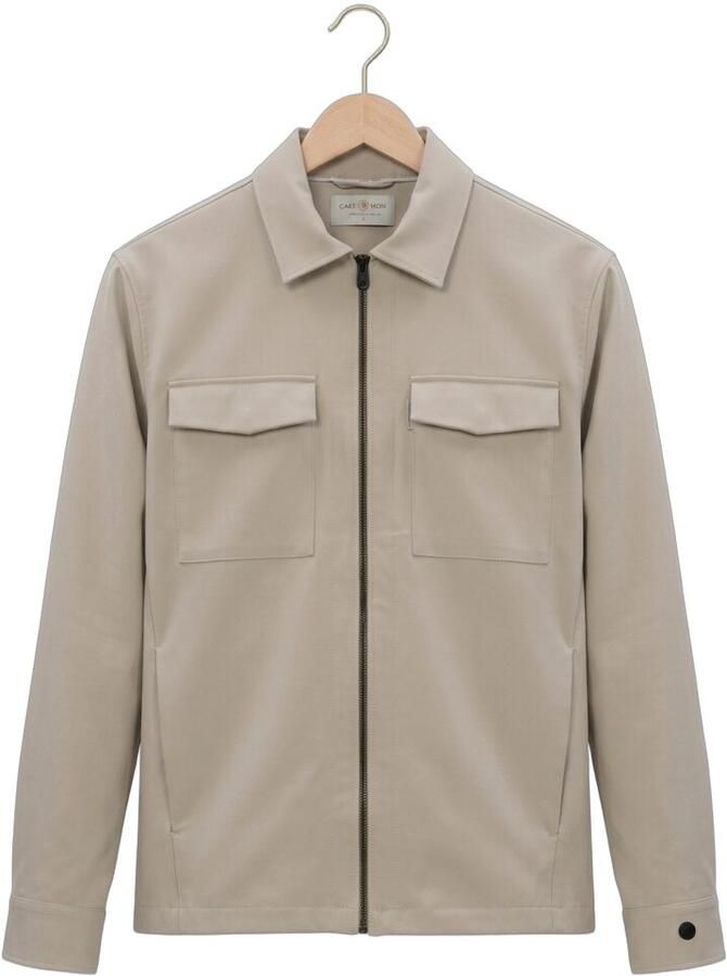 CAST IRON Heren Overshirts Cf Smart Shirtjacket Beige - Foto 2