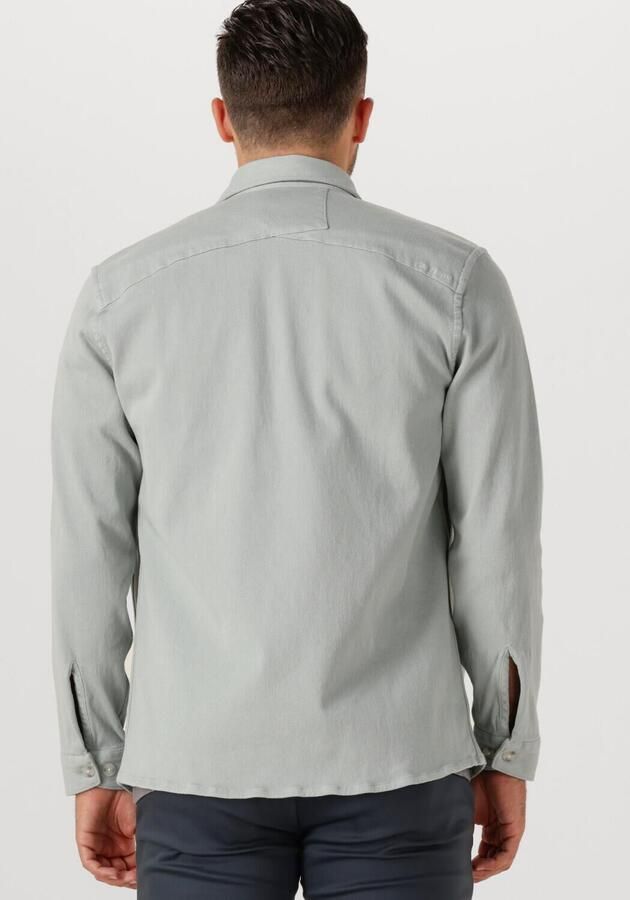 CAST IRON Heren Overshirts Cf Twill Overshirt Lichtgrijs - Foto 3