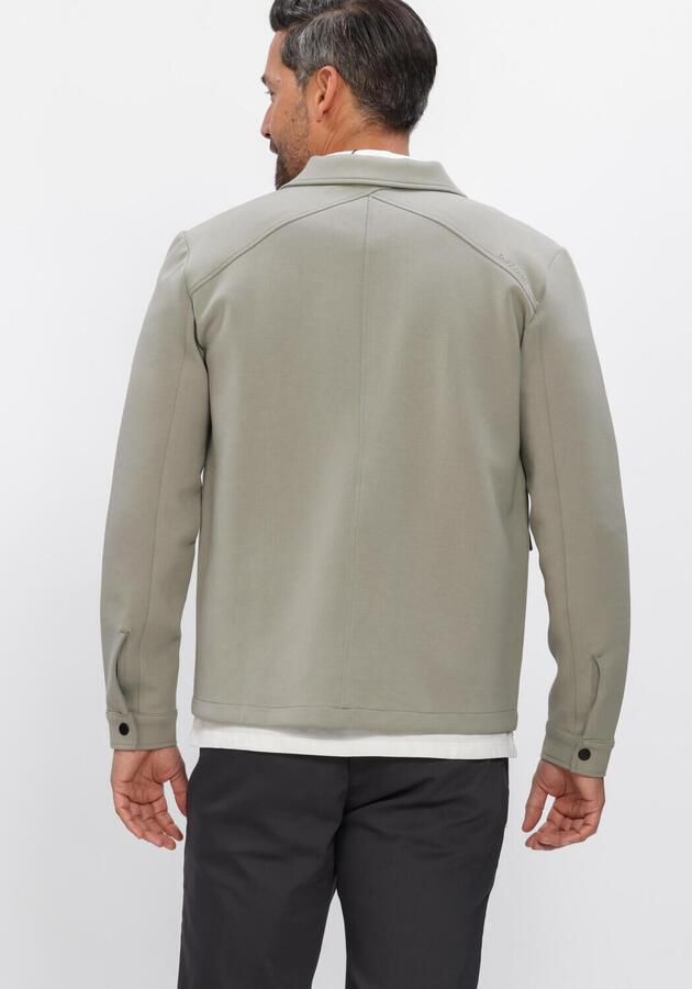CAST IRON Heren Overshirts Regular Fit Interlock Khaki - Foto 2