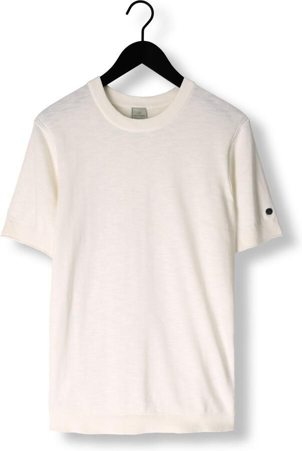 CAST IRON Heren Polo's & T-shirts Cotton Blend Slub Ecru - Foto 3