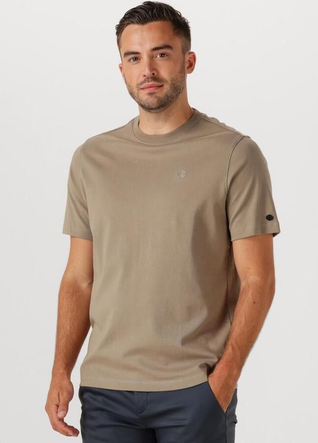 CAST IRON Heren Polo's & T-shirts Regular Fit Interlock Beige - Foto 4