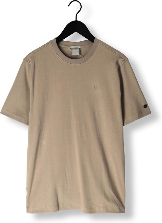 CAST IRON Heren Polo's & T-shirts Regular Fit Interlock Beige