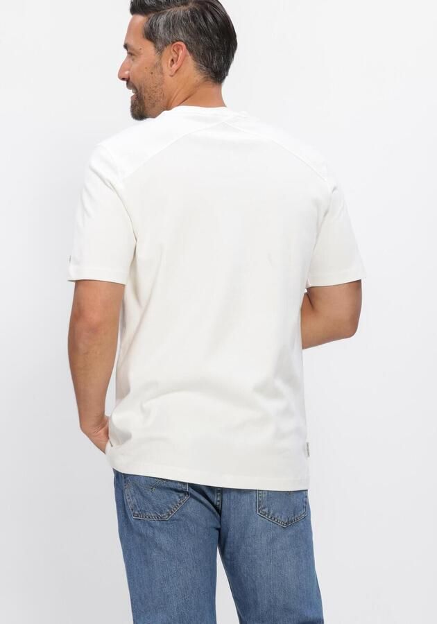 CAST IRON Heren Polo's & T-shirts Regular Fit Interlock Gebroken Wit - Foto 3