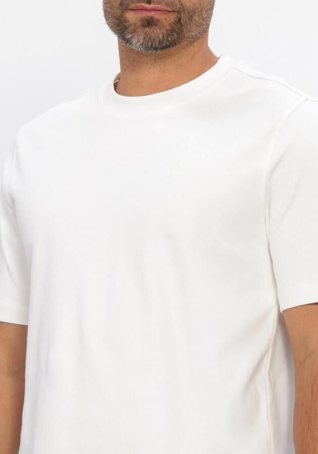 CAST IRON Heren Polo's & T-shirts Regular Fit Interlock Gebroken Wit - Foto 4